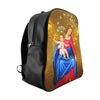 Seated Madonna and Child School Backpack
