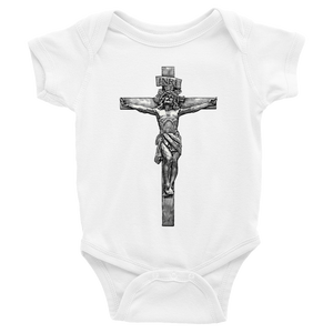 Crucifixion Line Art Infant Bodysuit