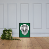 Lion of Nazareth Green Framed poster
