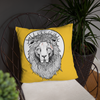 Lion of Nazareth Yellow Pillow