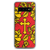 Slavic Flower Cross Royal Red Samsung Case