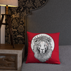 Lion of Nazareth Red Pillow