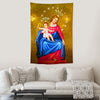 Seated Madonna and Child Wall Tapestry