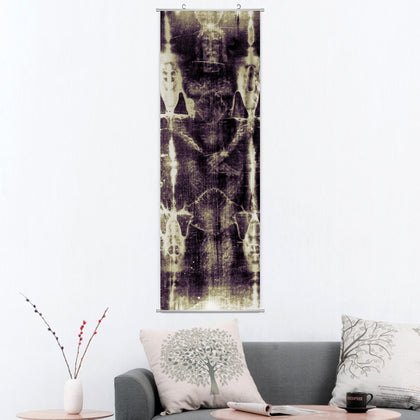 Shroud of Turin Satin Hanging Poster