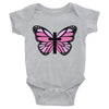 Pink Butterfly Cross Infant Bodysuit