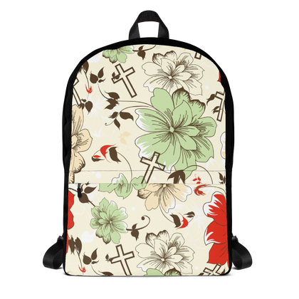 Floral Cross Backpack