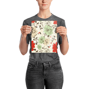 Floral Cross Poster